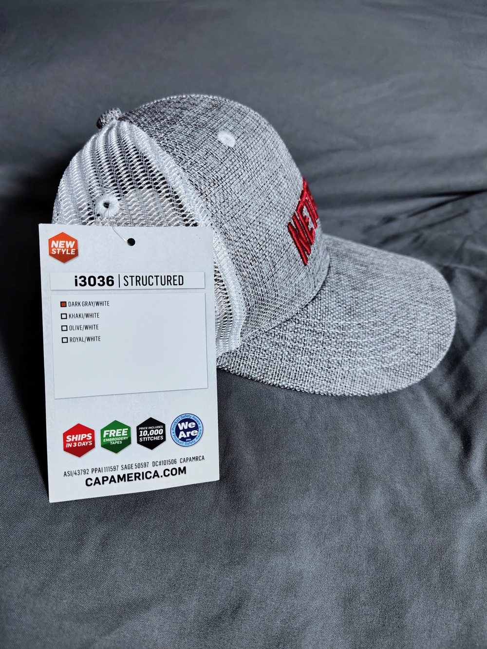 Rare Netflix Embroidered Sample Cap - Picture 2 of 5